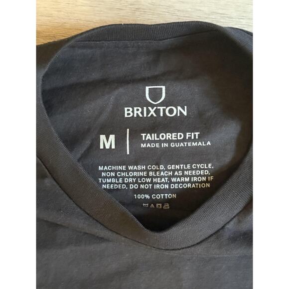 Brixton Shirt Mens Medium Black 602 Tremont St Oceanside California Pocket Tee - Picture 4 of 10